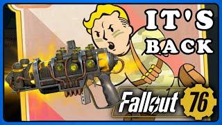 Fallout 76: Guerilla is Back Thanks to Spaghetti Code and Pulse Capacitor :). Plasma Gun