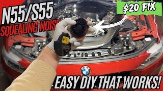 BMW N55/S55 PCV Valve Squealing Noise Fix DIY | $20 Repair That Works!