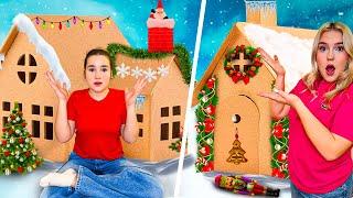 ON CONSTRUIT DES MAISONS DE NOËL EN CARTON !