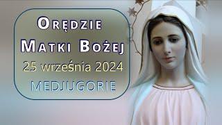 MEDJUGORIE - Orędzie Matki Bożej z 25 września 2024 - PRZESŁANIE KRÓLOWEJ POKOJU