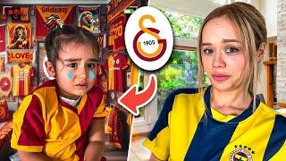 ÖYKÜ'NÜN ODASINI GALATASARAY ODASINA ÇEVİRDİK !? *Dev Kışkırtma Çıldırdı* | Gamze Karta Öykü Karta