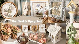 Thrifted & Upcycled Spring Decor | My Favorites