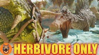 OUR FIRST ARTIFACT + CAVE ARK [Ep 5] Beating ARK Ascended with ONLY HERBIVORES!