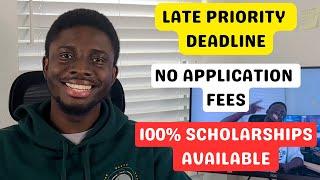 100+ Universities | No Application Fees | February & March Priority Deadline | USA 