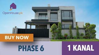 1 Kanal Masterpiece in DHA Phase 6 | Modern Straight-Line Design & Luxury Living