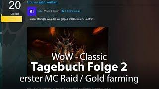 WoW Classic - erster MC Raid / Gold farming (Deutsch / German)