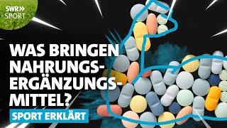 Nahrungsergänzungsmittel: 5 sinnvolle Supplements im Sport | SWR Sport