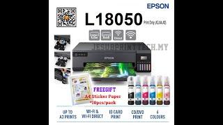 EPSON ECOTANK L18050 INK TANK PRINTER  A3 PRINT