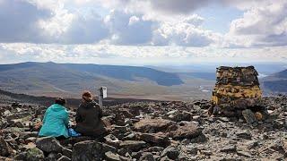 Haltin huiputus / Hiking from Kilpisjärvi to Halti, Finland, July 2024