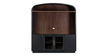 Marlow Black Wood Entertainment Center from Coleman Furniture