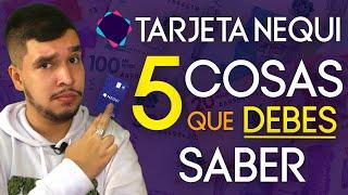 NEQUI ¡5 COSAS que DEBES SABER SOBRE la TARJETA Nequi VIRTUAL! 