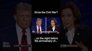 Kamala Harris attack on democracy since Civil War - reference to Jan 6th, but what about Sept 11th?