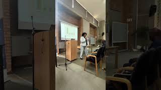 Dr.Mbude delivered an insightful presentation on "Mother Tongue-Based Bilingual Education (MTbBE)