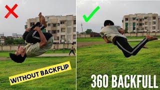 Learn 360 Backfull without Backflip | Rajkumar karki