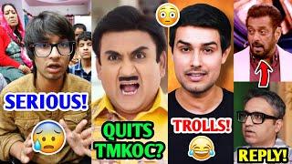 This is VERY SERIOUS…| Jethalal QUITS TMKOC?, Ashneer Grover REPLY to Salman Khan, Dhruv Rathee |