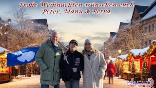 Frohe Weihnachten wünschen euch Peter, Manu & Petra