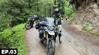 Heavy Rain in Sharan Forest and a Difficult Ride to Naran   EP.03 | North Pakistan Motorcycle Tour