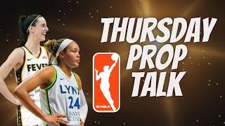 WNBA Player Prop Picks, Bets, Parlays, Predictions, News Today Thursday August 15th 8/15