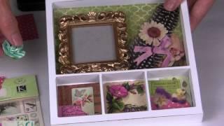 DIY Mini-Shadowbox Art with Aleene's Tacky Dots!