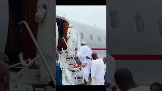 Royal Entry! Ooni of Ife & Queen Elizabeth Board Private Jet for Star-Studded Wedding