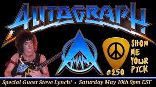 SHOW ME YOUR PICK *250 AUTOGRAPH with Special Guest STEVE LYNCH #RockMemorabilia, #GuitarPicks,