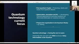 Financial Application of Quantum Computing [QCT21/22, Seminar #12]