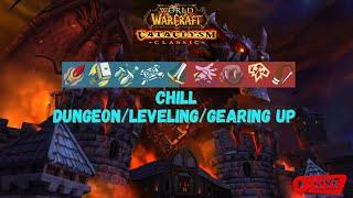 (PAGLE) Alliance BLOOD DK Leveling then 25man on MAGE  - World of Warcraft Cataclysm Classic