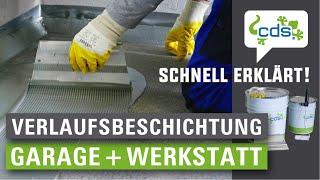 Epoxidharzbeschichtung für Werkstatt- /Garage-/Keller