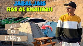 Jabal jais camping ️ full night || Full vlog ras al khaima || camping in dubai ,dubai 4k