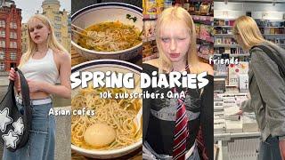  spring diaries | Q&A на 10к подписчиков, куда сходить в Москве: азиатские кафе, выставка, ГЭС-2