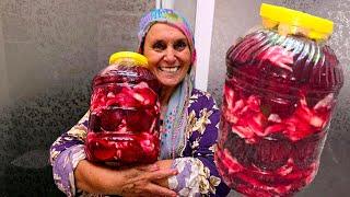 PICKLED CABBAGE RECİPE / RED PICKLE RECIPE. YOU WILL DRINK LITERS OF PICKLE JUICE STOMACH FRIENDLY