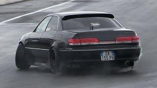 Toyota Mark II JZX100 Drifting On Track & Sound