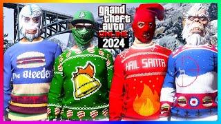 UNLOCK Rare Christmas Sweaters, FREE Outfits, Xmas, MONEY Methods, GTA 5 DLC 2024(GTA Online Update)