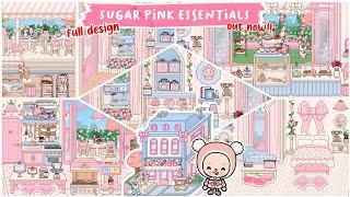 Toca Life World : NEW SUGAR PINK ESSENTIALS FULL HOUSE DESIGN OUT NOW | TOCA BOCA UPDATE