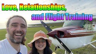 Love, Relationships, Flight Training, and My First Flight with My Wife Jean!