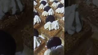 ASMR DELICIOUS MINI BANANA CAKE DESERT #cake #shorts #youtubeshorts #asmr