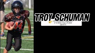 Troy Schuman 8U Football Highlights part 2 with a Few Hoops Highlights #coachschuman #nucsports