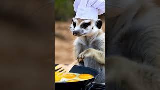 Rodent Chef Fried Eggs #cute #animals #funny