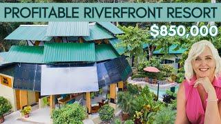 Riverside Home and Income Hotel For Sale in Costa Rica #costaricarealestate