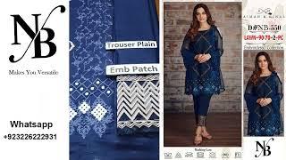 Aiman & Minal Brand Lawn Collection Lawn Fabric ( Master Copy ) Code # 550