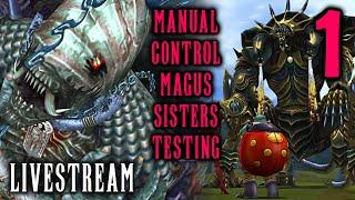 FFX NSG Experiments Livestreams - Manual Control Magus Sisters Testing Vs Nemesis & Dark Anima