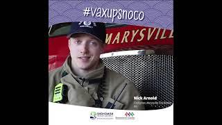 #vaxupsnoco - Firefighter Nick Arnold