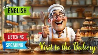 Visit to the Bakery | English Listening Skills - Speaking Skills | Bakery Tour