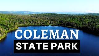 Camping at Coleman State Park in New Hampshire