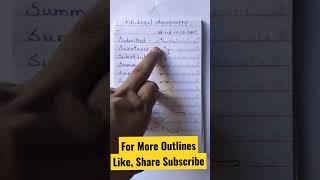 Shorthand English Legal Word Outline | English steno Legal Word Outlines | BY KK Legal Stenography