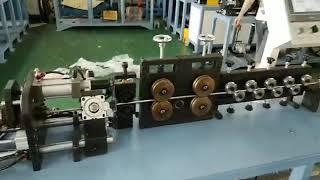 pipe straight and cut wire straightening CNC tube chipless cutting machine