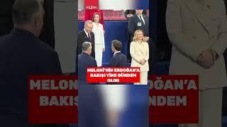 Meloni'nin Cumhurbaşkanı Erdoğan'a bakışı yine gündem oldu #shorts #erdoğan #meloni