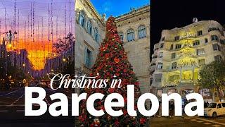 Christmas in Barcelona  | Spain Travel · Christmas Market · Casa Batlló Light Show · Gothic Quarter