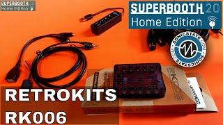 Superbooth 20HE: Retrokits RK006 - A Tiny Little MIDI Hub!