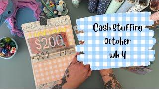 Weekly Cash Stuffing - Oct wk 4 | Story Time | Aussie Cash Stuffing | Debt Journey | Budgeting